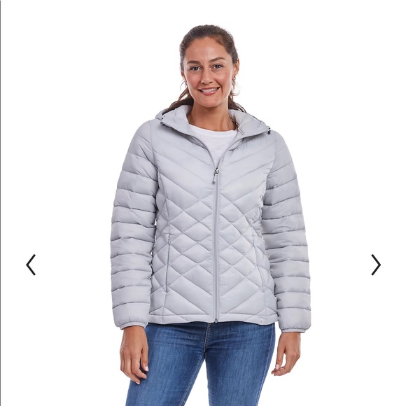 Zero  xposur. Sz “S” packable coat gray color - Picture 6 of 16